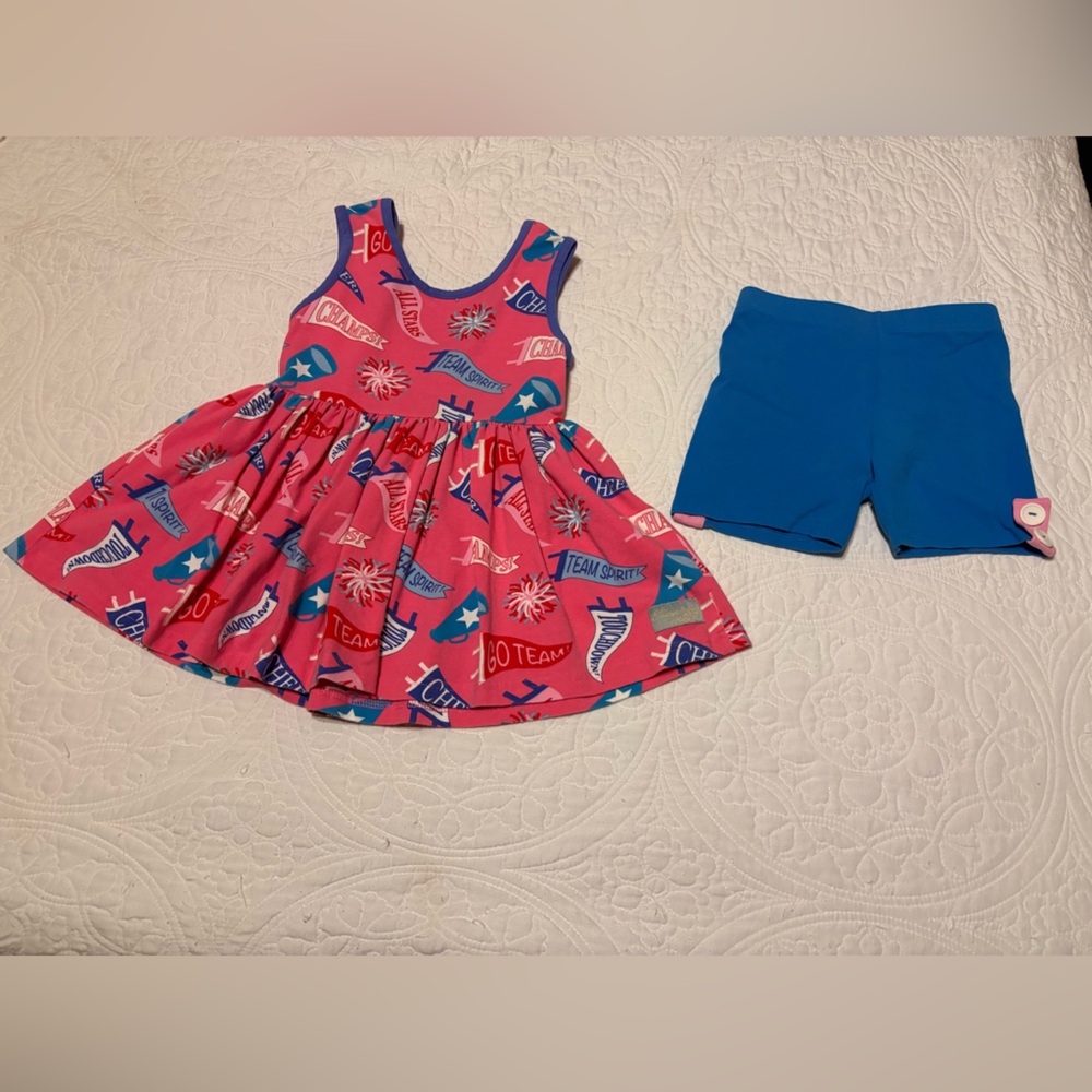 Eleanor Rose ‘Go Team’ Tunic and Matching Shorties